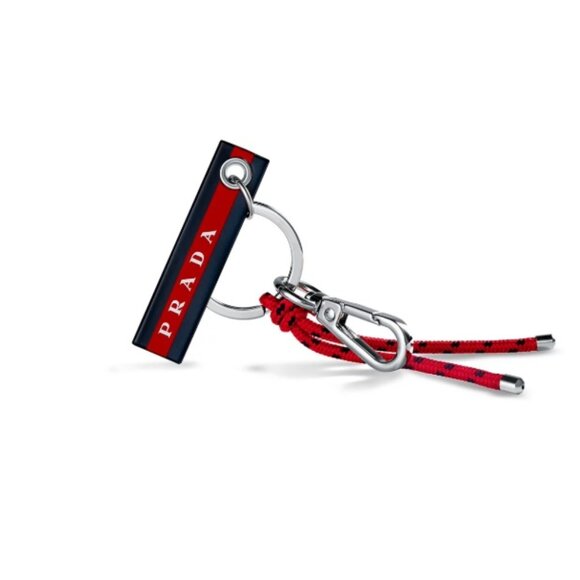Prada Other - Prada Luna Rossa Ocean Key Chain,Red&Black Logo Design,3x5in, with Dust Bag-NEW